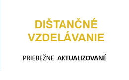 Možnosti dištančného vzdelávania na FCHPT STU 